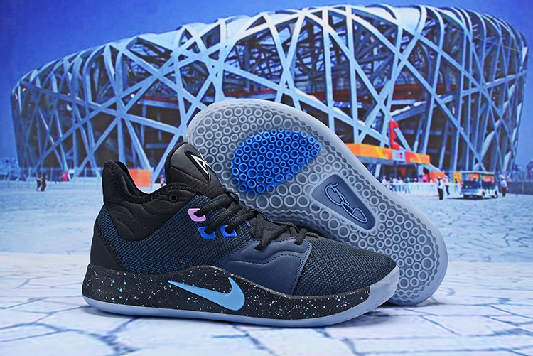 Nike PG 3 Black Blue Red Shoes - Click Image to Close